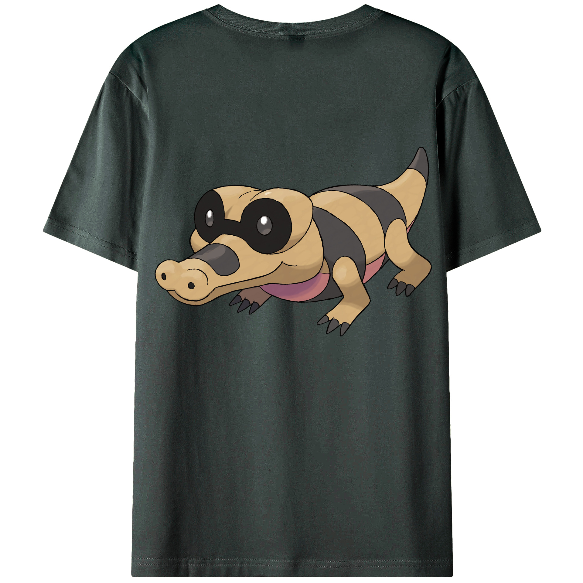 （画像用） ポケットモンスター Pokémon 綿100％ メンズ半袖Tシャツ（バックプリント） 通気性